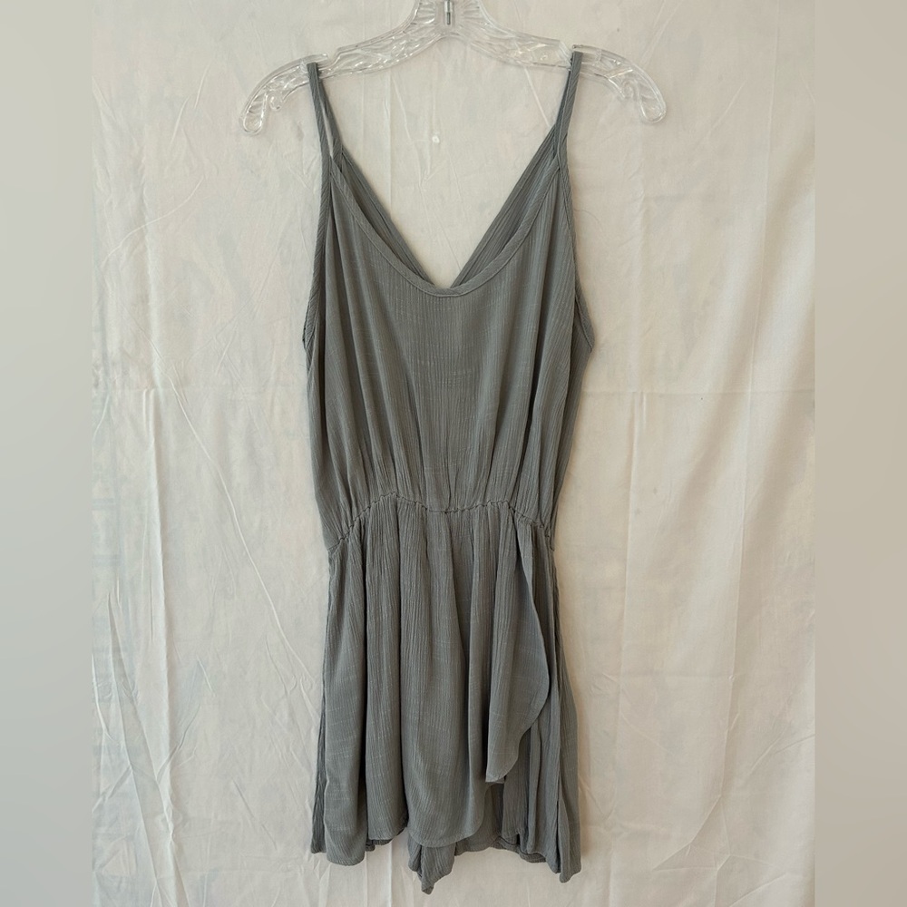 NWT Mahina Gauze Solid Wrap Skirt Romper, Size M